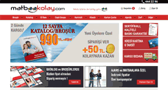 Desktop Screenshot of matbaakolay.com